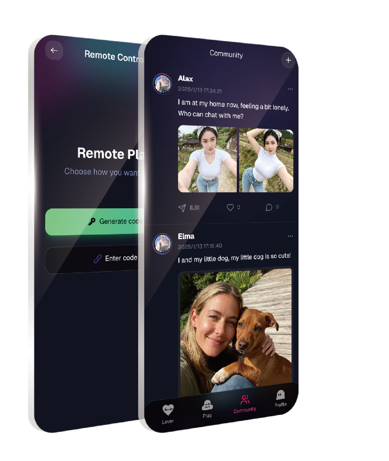 Aura APP community features and social interaction